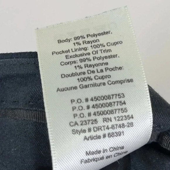 Aritzia Wilfred Talin Black White Striped Crepe Wide Leg Cropped Pants - Picture 12 of 16